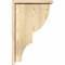 Ekena Millwork Ridgewood Rough Sawn Corbel w/Backplate, Douglas Fir, 6"W x 14"D x 22"H COR06X14X22RID01RDF - alternate 3